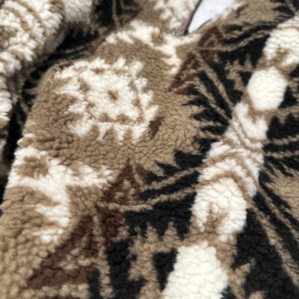 Grace & Emma 1/4 Zip‎ Pullover Large Aztec Western Boho Boutique Rodeo - Picture 12 of 13